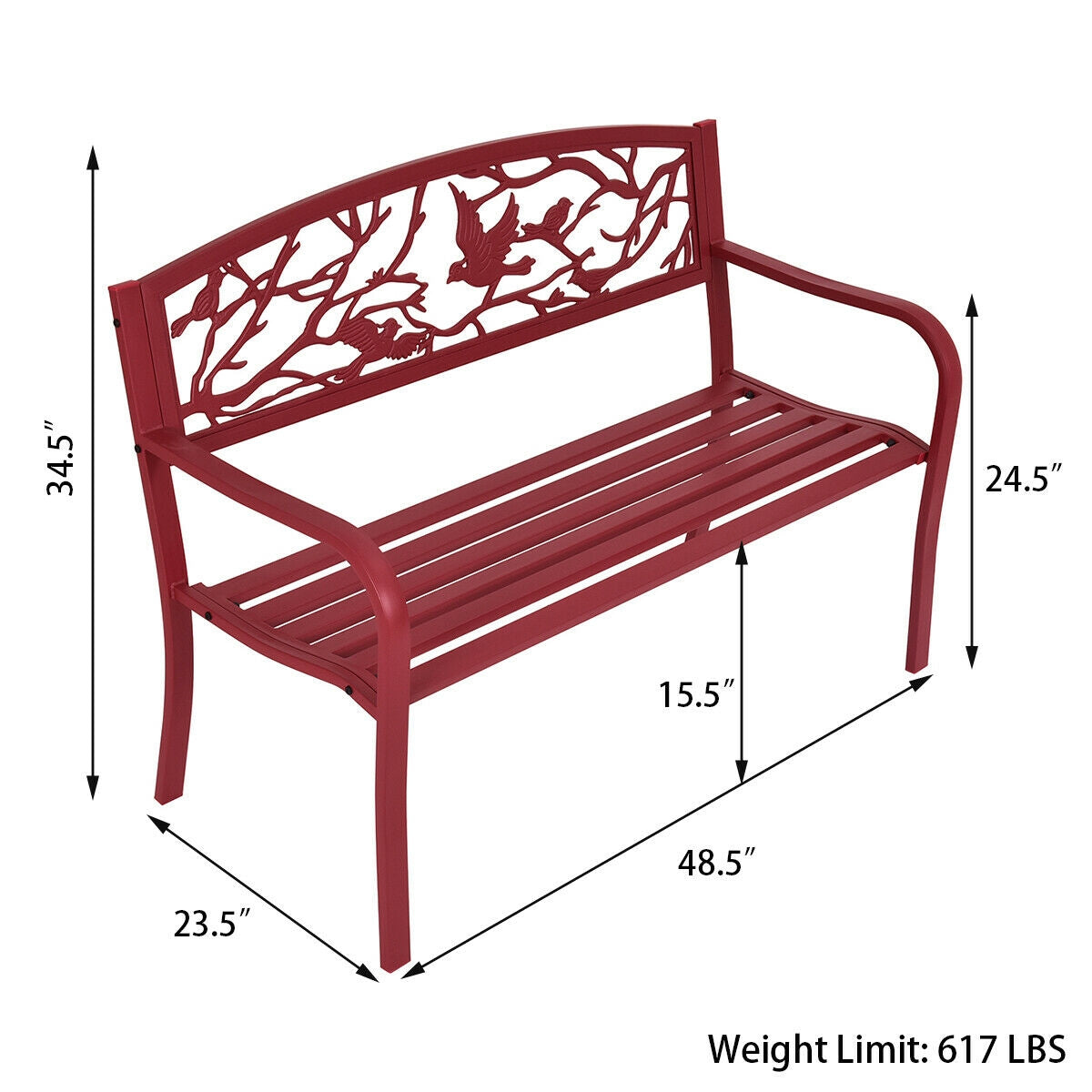Banc de jardin pour patio, parc, cour, mobilier d'extérieur