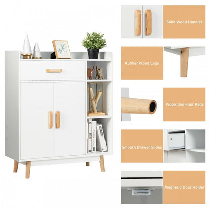 Floor Storage Cabinet Free Standing Cupboard Chest