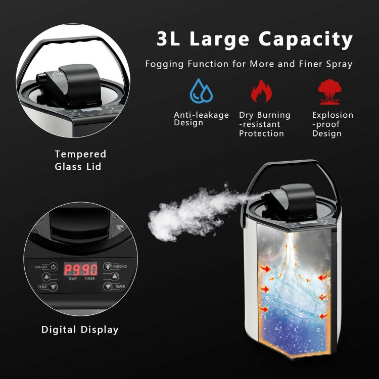 Sauna à vapeur portable pliable de 2 L