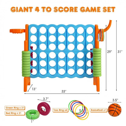 2.5ft 4-to-Score Giant Game Set