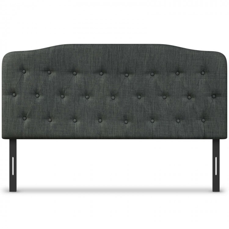 Queen Size Upholstered Headboard with Adjustable Heights