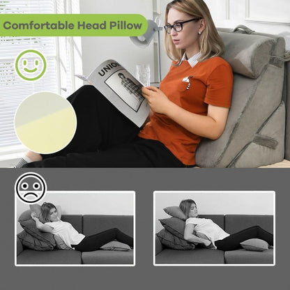 Adjustable Neck Back Support Memory Foam Headrest