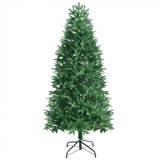 6/7/8 Feet Christmas Tree with 2 Lighting Colors and 9 Flash Modes