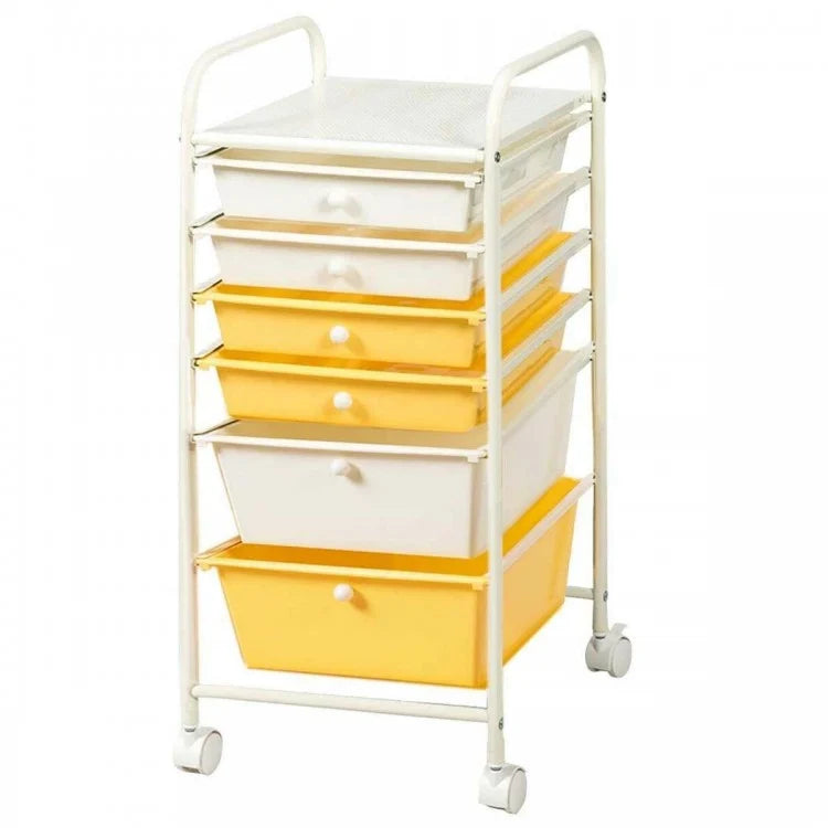 6 Drawers Rolling Storage Cart Organizer