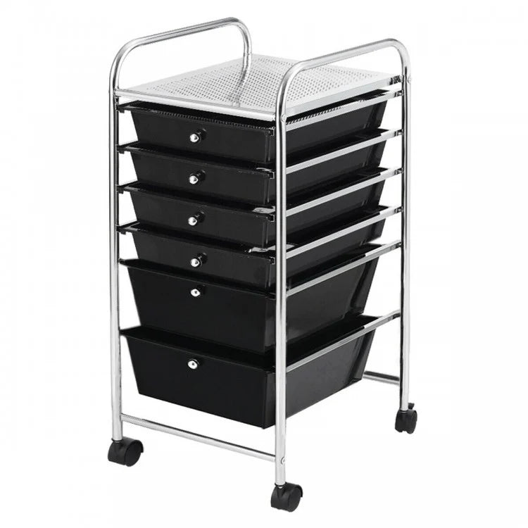 6 Drawers Rolling Storage Cart Organizer