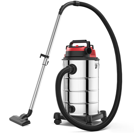 Aspirateur d'atelier 6 CV 9 gallons avec fonctions sèches, humides et de soufflage