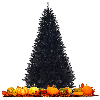 Sapin de Noël artificiel articulé de 7,5 pieds pour Halloween