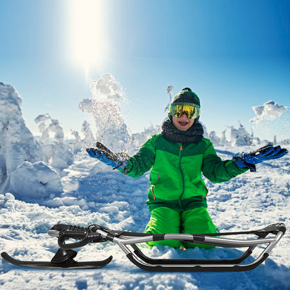 Traîneau Snow Racer avec poignées texturées et siège en maille