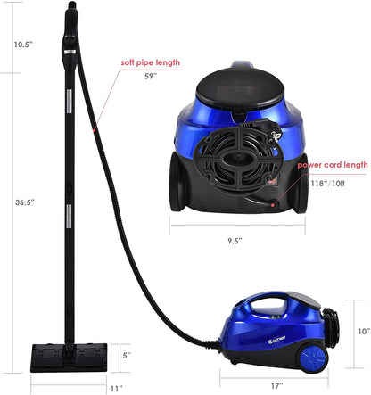 Nettoyeur vapeur multi-usages robuste de 2 000 W avec unité portative amovible