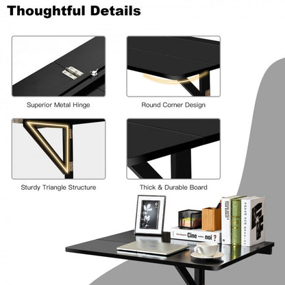 31.5 x 23.5 Inch Folding Wall Mounted Table for Small Spaces