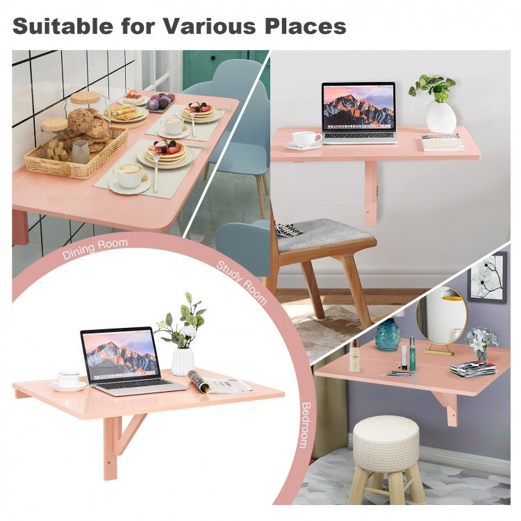 31.5 x 23.5 Inch Folding Wall Mounted Table for Small Spaces