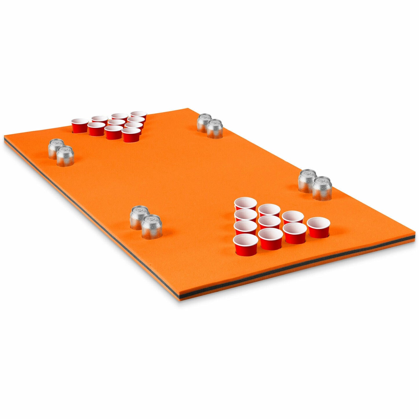 5.5 Feet x 35.5 inch 3-Layer Multi-Purpose Floating Beer Pong Table