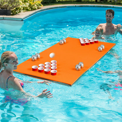 5.5 Feet x 35.5 inch 3-Layer Multi-Purpose Floating Beer Pong Table