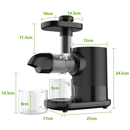 Horizontal Slow Masticating Extractor Juicer with Brush