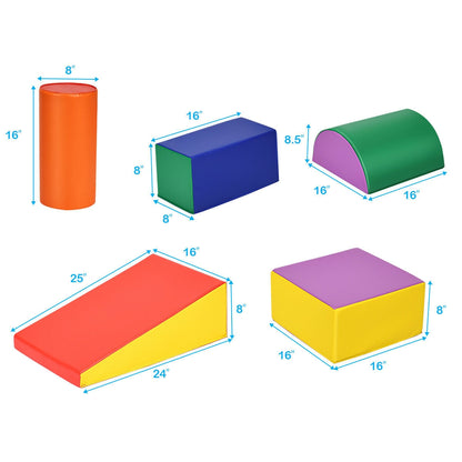 Jeu de formes en mousse pour ramper et grimper Softzone