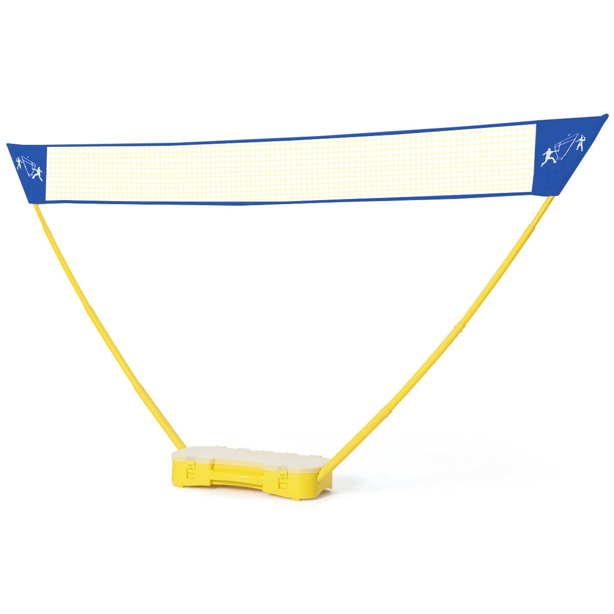 Portable Badminton Set Folding Tennis Badminton Volleyball Net