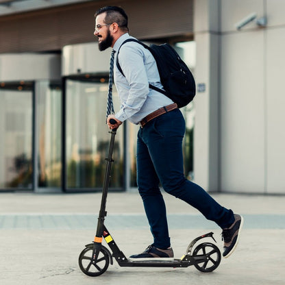 Trottinette pliable en aluminium réglable avec bandoulière