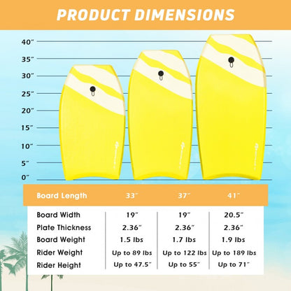 Lightweight Bodyboard Surfing with EPS Core Boarding