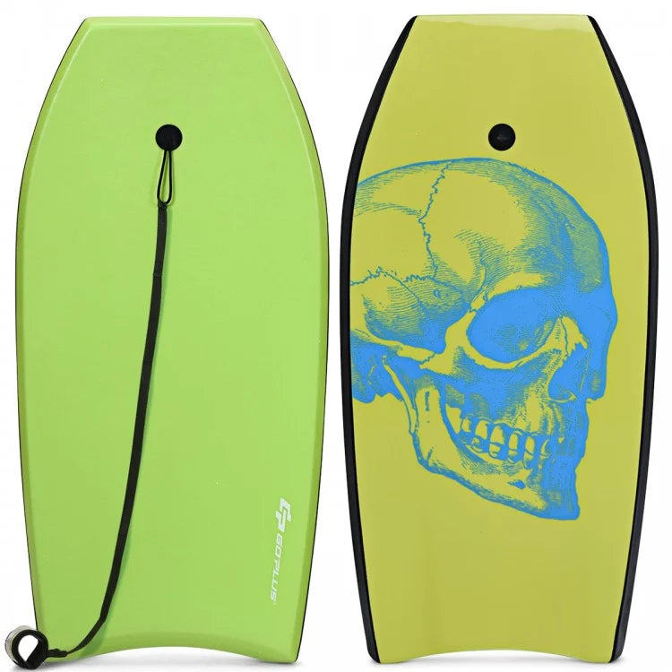 Super Surfing  Lightweight Bodyboard with Leash