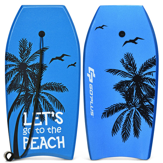 Super Lightweight Bodyboard Surfing with Leash EPS Core Boarding-L