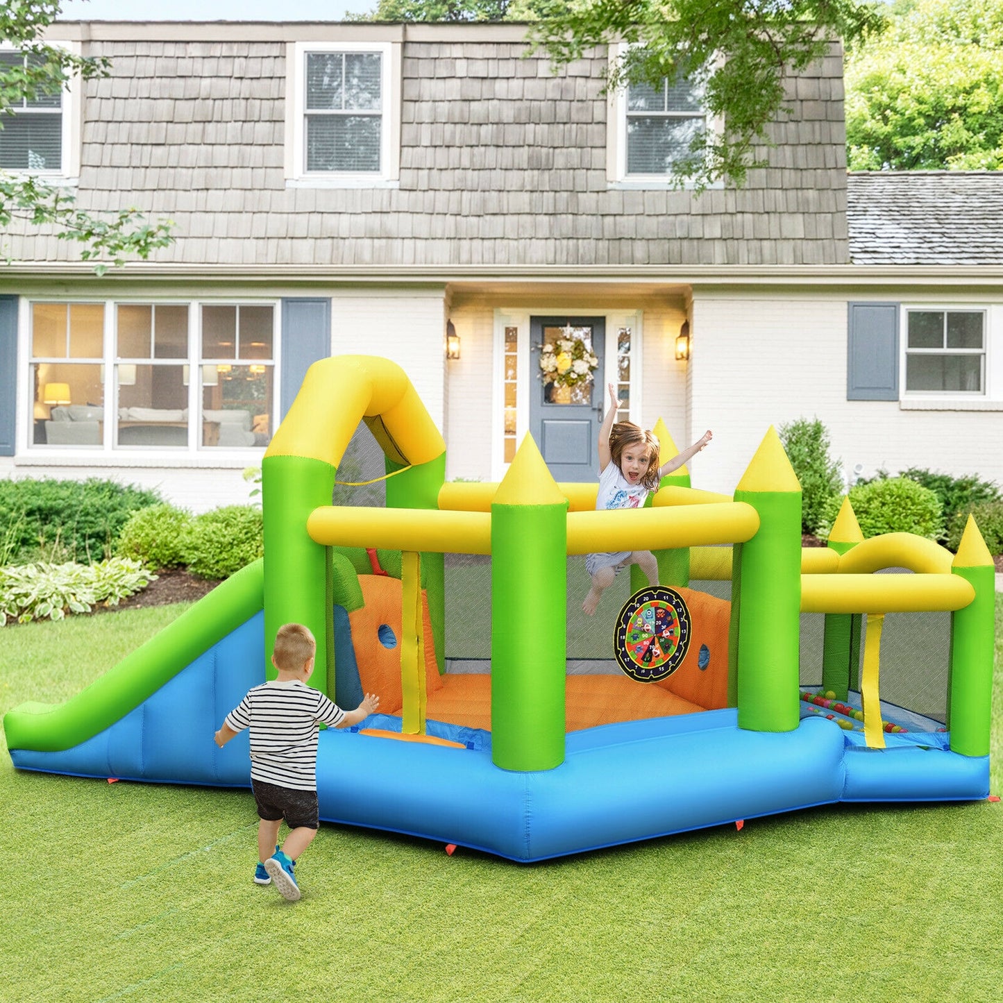 Inflatable Ball Game Bounce House Without Blower