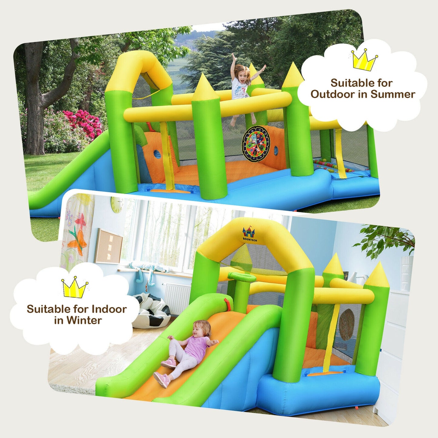 Inflatable Ball Game Bounce House Without Blower