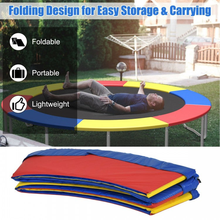 10Ft Waterproof Safety Trampoline  Bounce Frame Spring Cover Outdoor/Indoor