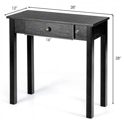 Small Space Console Table with Drawer for Living Room Bathroom Hallway