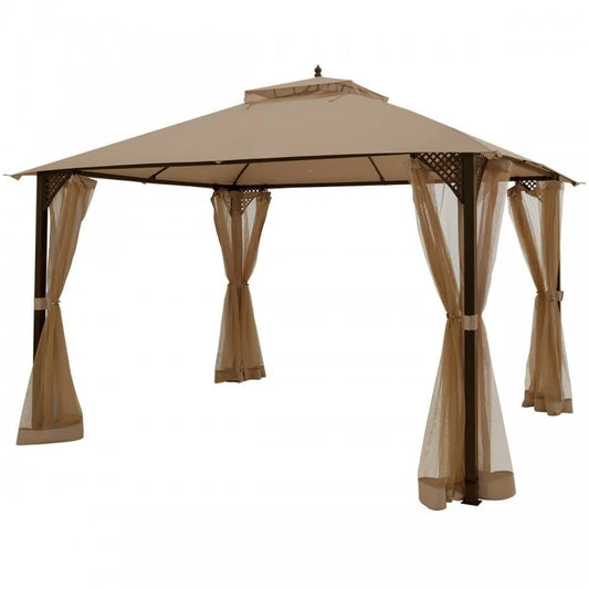 12’ x 10’Outdoor Double Top Patio Gazebo