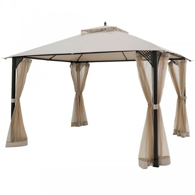 12’ x 10’Outdoor Double Top Patio Gazebo