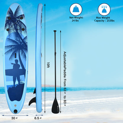 Planche de stand up paddle gonflable pour jeunes adultes