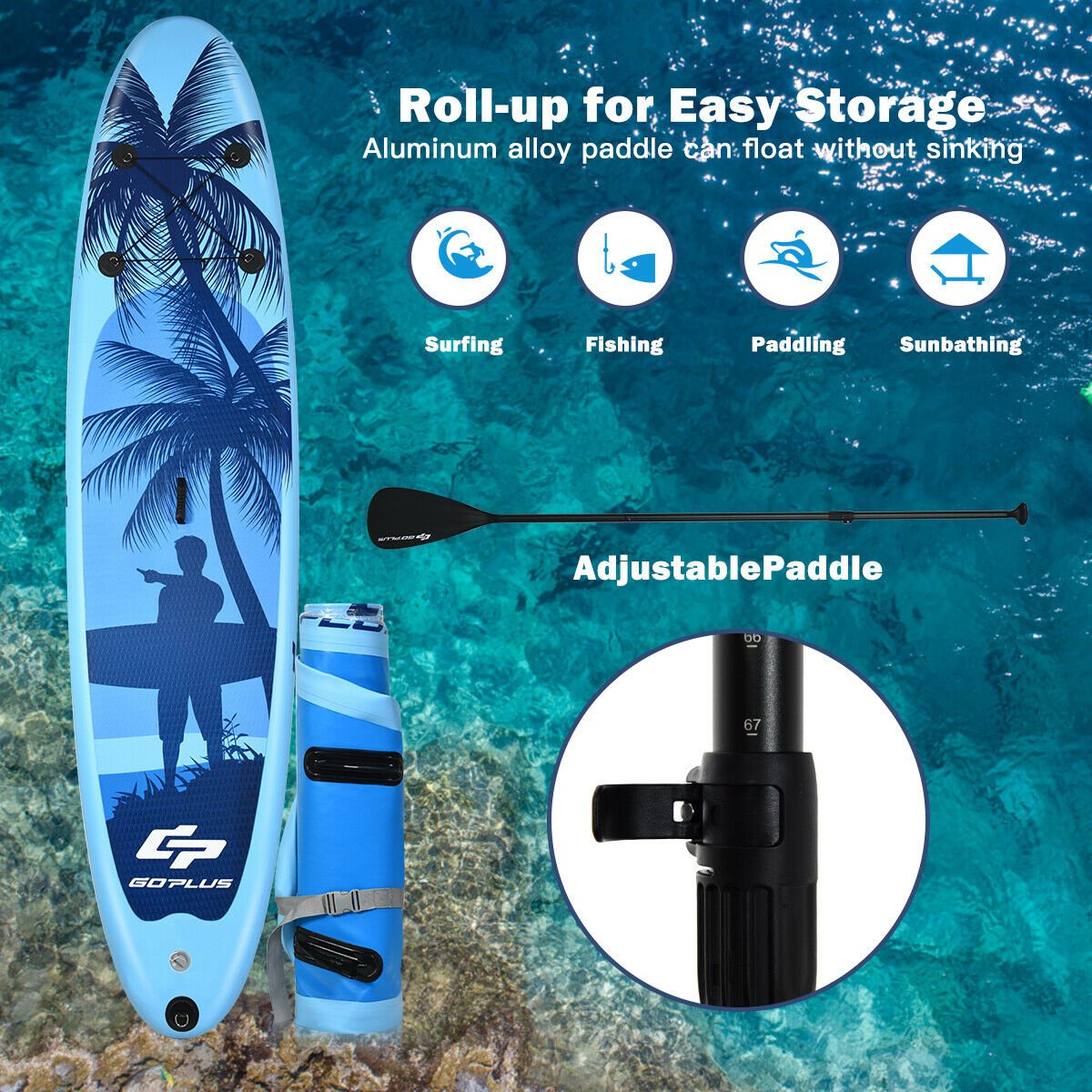 Planche de stand up paddle gonflable pour jeunes adultes