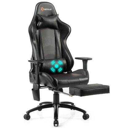 Ergonomic High Back PU Leather Massage Gaming Chair