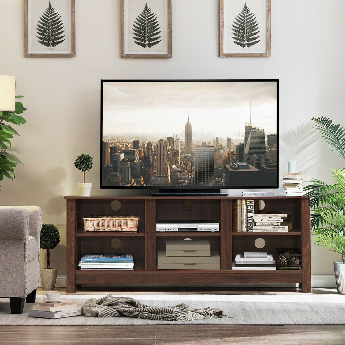 60 Inch  Entertainment TV Stand Cabinet