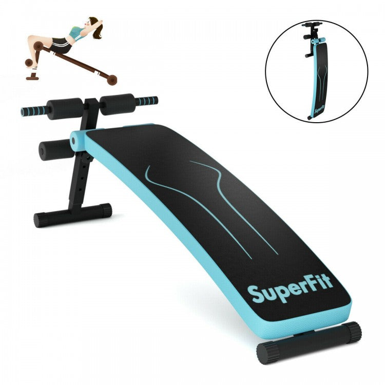 Folding Weight Bench Adjustable Sit-up Board Workout Slant Bench