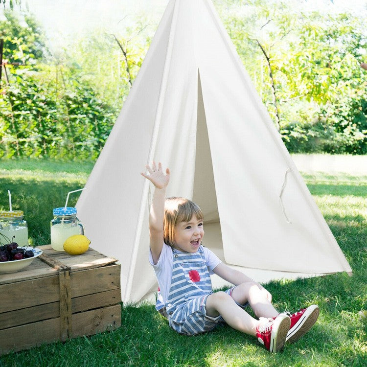 Tente de jeu portable en coton pour enfants de 5,5 pieds