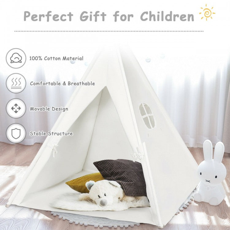 5.5 ft Portable Cotton Kids' Play Tent