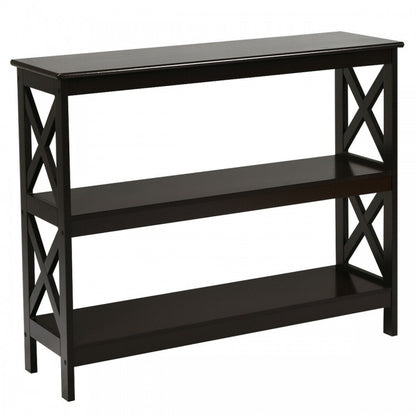 3-Tier Console X-Design Sofa Side Accent Table