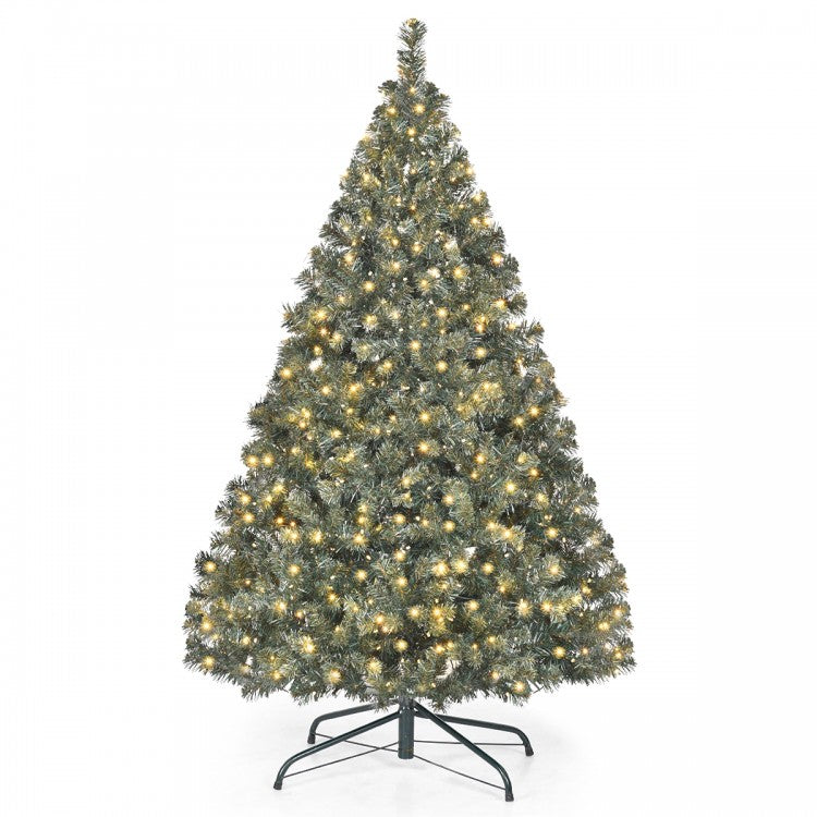 4.5 Feet PVC Pre-lit Artificial Hinged Christmas Tree