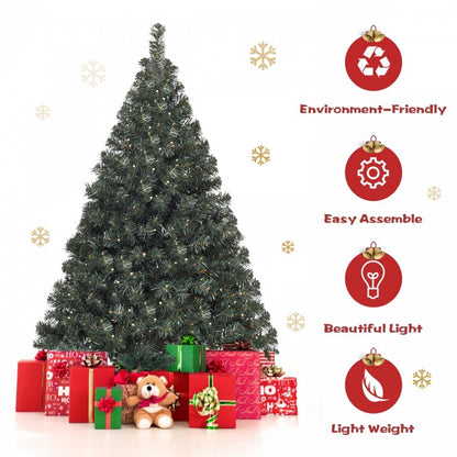 4.5 Feet PVC Pre-lit Artificial Hinged Christmas Tree