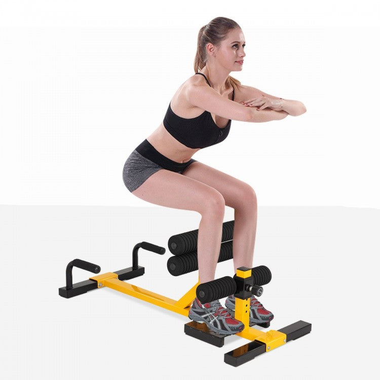 3-in-1 Sissy Squat Ab Workout Home Gym Sit Up Machine