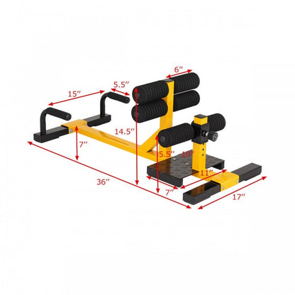 Machine d'entraînement 3 en 1 pour abdominaux et squats à domicile