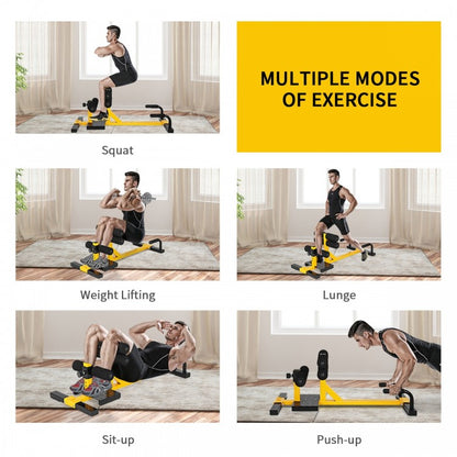 3-in-1 Sissy Squat Ab Workout Home Gym Sit Up Machine