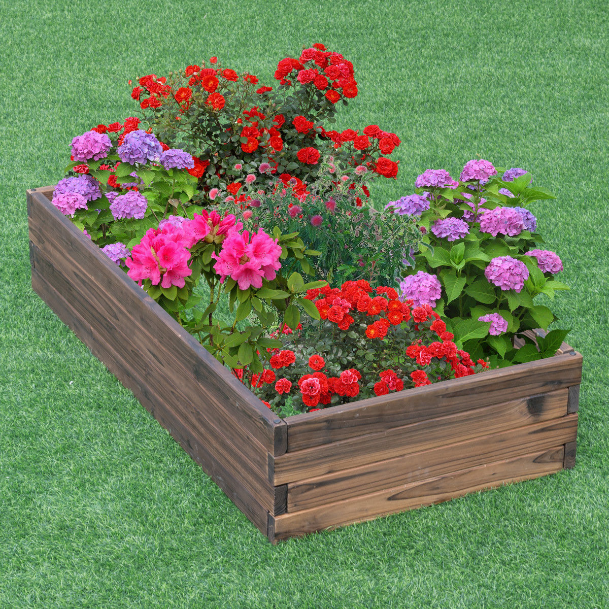 Kit de jardinière surélevée en bois