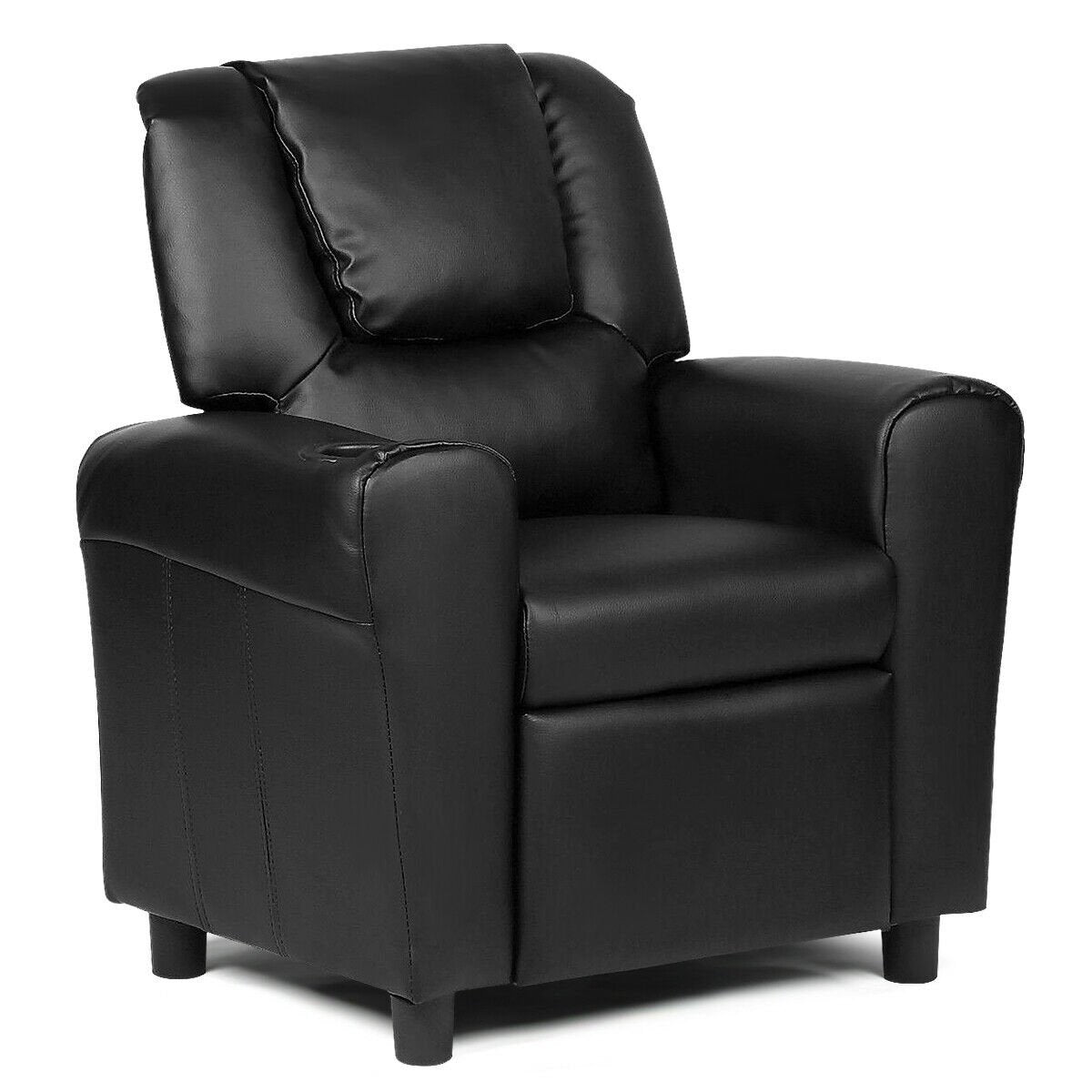 Kids Recliner Armchair Sofa-Black