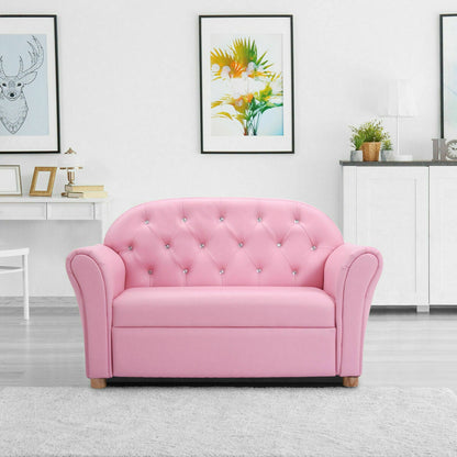 Fauteuil de salon avec accoudoirs pour enfants Princess