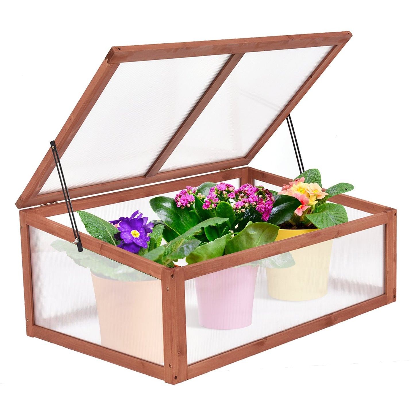 Outdoor Indoor Garden Portable Wooden Greenhouse