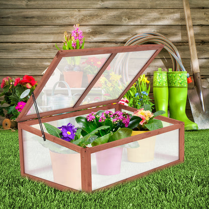 Outdoor Indoor Garden Portable Wooden Greenhouse