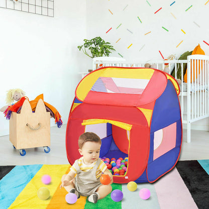 Portable Kid Play House Toy Tent with 100 Balls