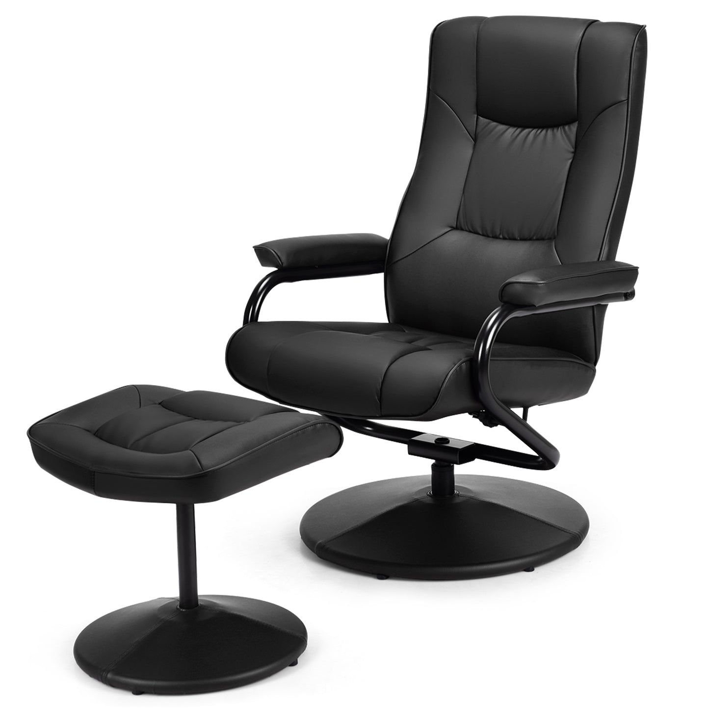 Swivel Lounge Chair Recliner with Ottoman